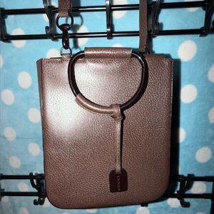Gucci Brown Crossbody Bag with Ring Detail